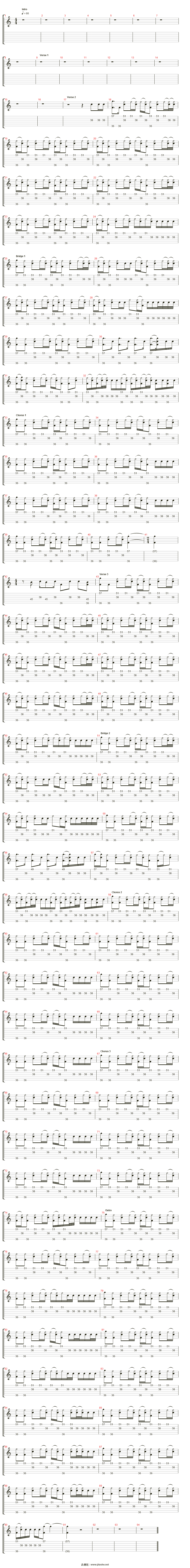 wonderwall吉他谱(drums and percussion)_oasis