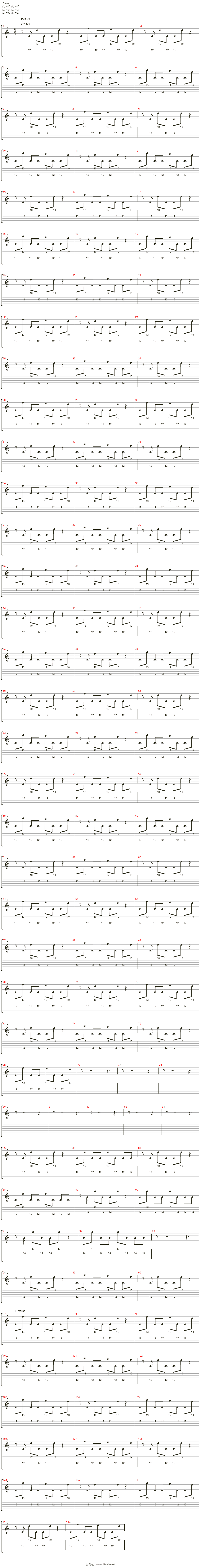 ich will吉他谱(keyboard 1)_rammstein