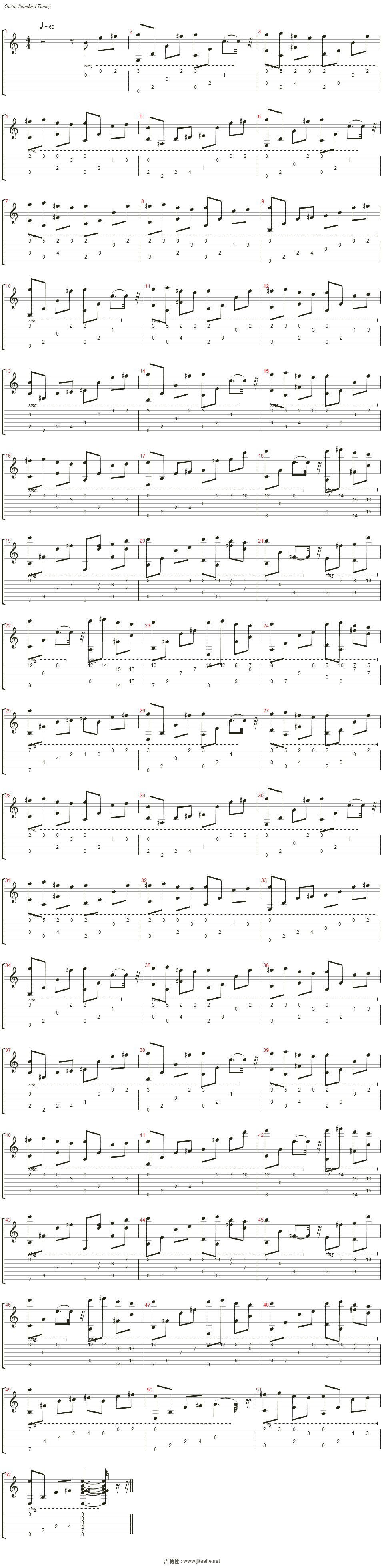 song from a secret garden(神秘园之歌)吉他谱(kosh)