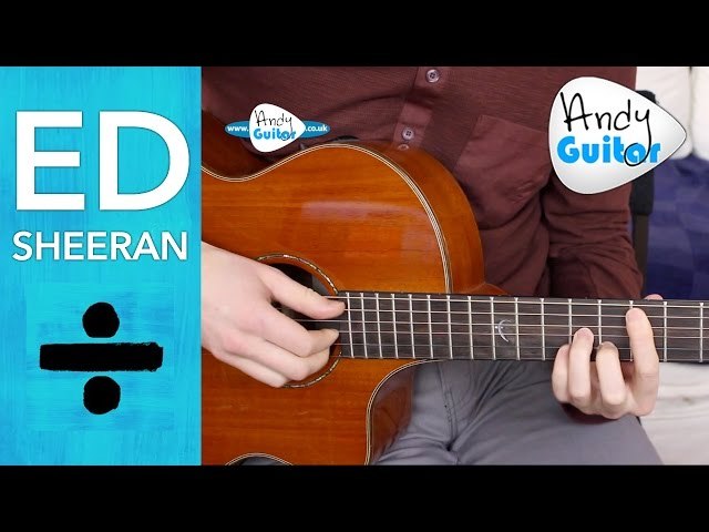 ed sheeran - new man 吉他教学 tutorial - easy 指弹 - chords