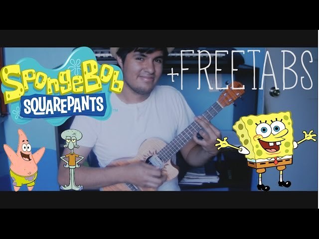 spongebobsquarepantsendingtheme吉他谱指弹ukulele翻弹byluisfas