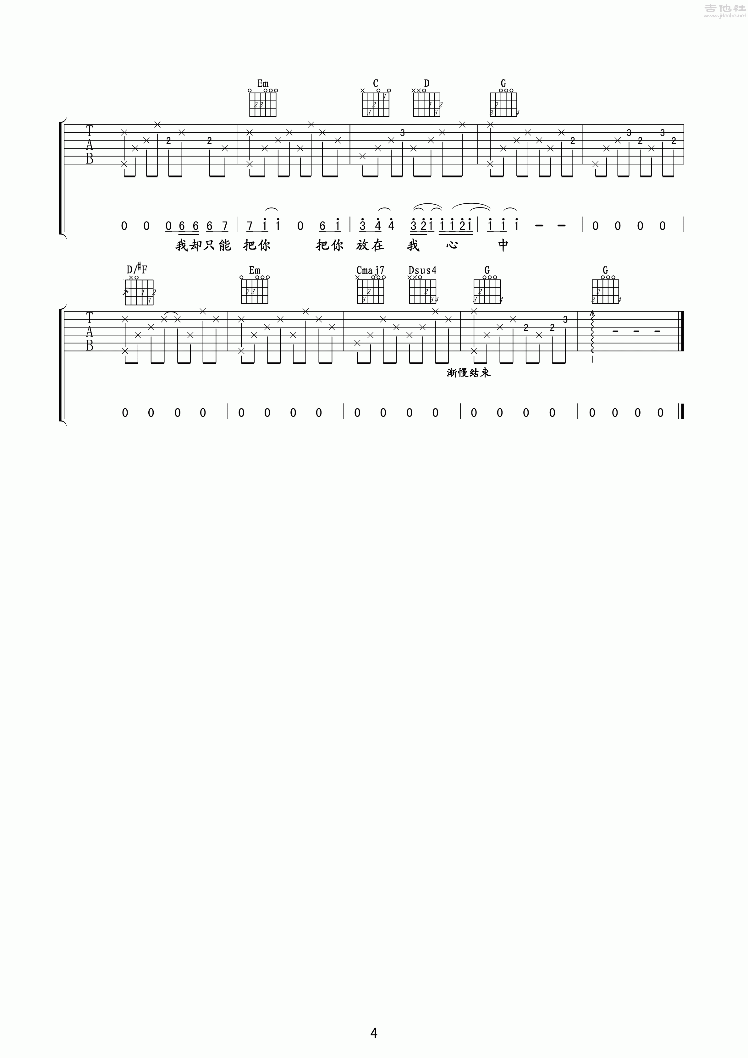 听说爱情回来过(玩易吉他弹唱教程:第四季第22集)吉他谱(图片谱,玩易吉他弹唱教程,弹唱,教程)_林忆莲(Sandy Lam)_听说爱情回来过4.gif