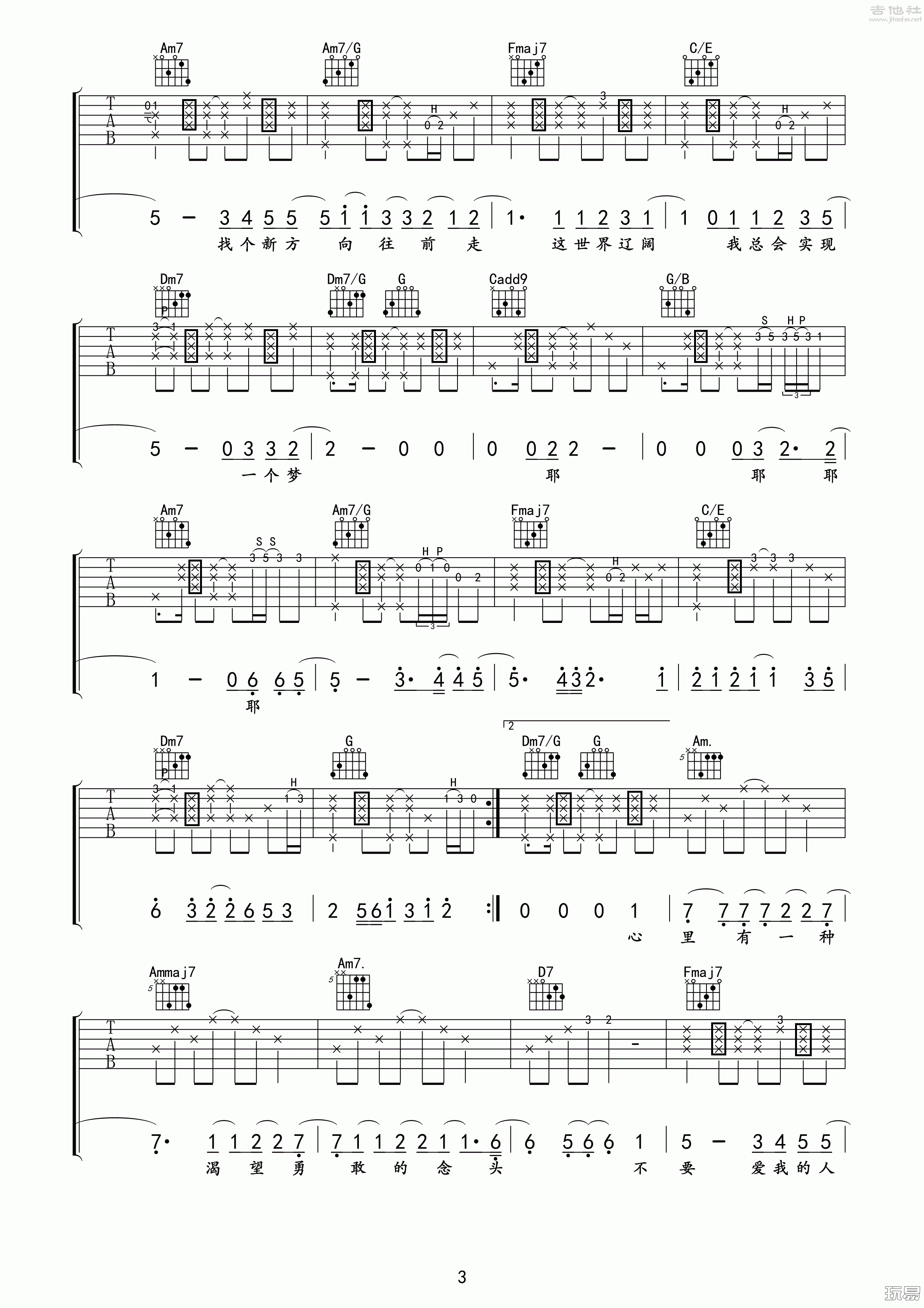 解脱(玩易吉他弹唱教程:第五季第30集)吉他谱(图片谱,玩易吉他弹唱教程,弹唱,教程)_张惠妹(阿mei;阿密特)_解脱03.gif