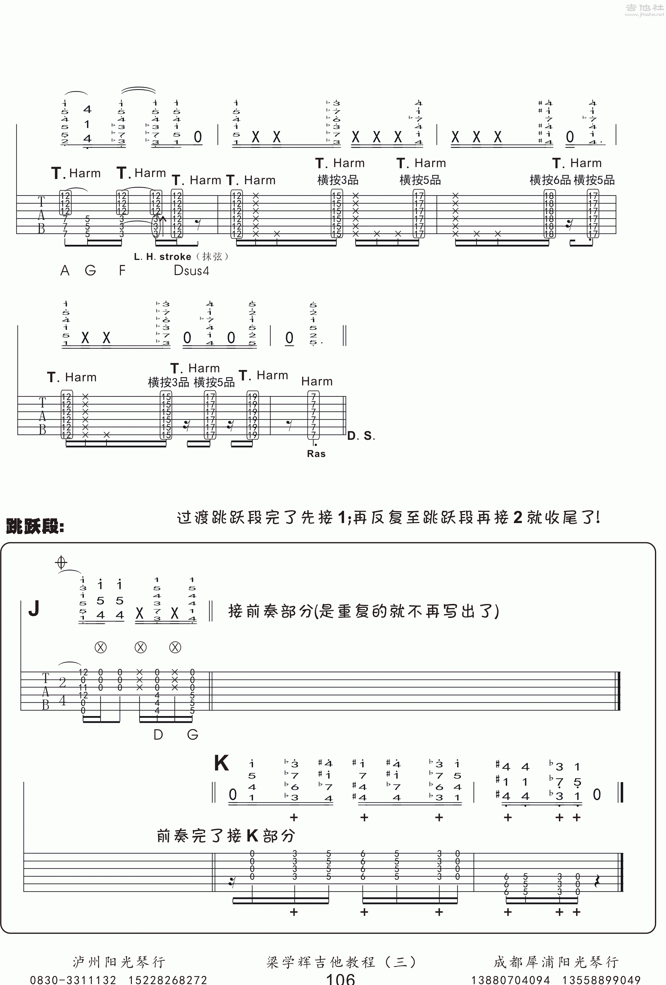 翼~you are the HERO~吉他谱(图片谱,指弹,轮扫,拍弦)_押尾桑(Kotaro Oshio;押尾光太郎)_押尾桑 You are the hero 6.gif