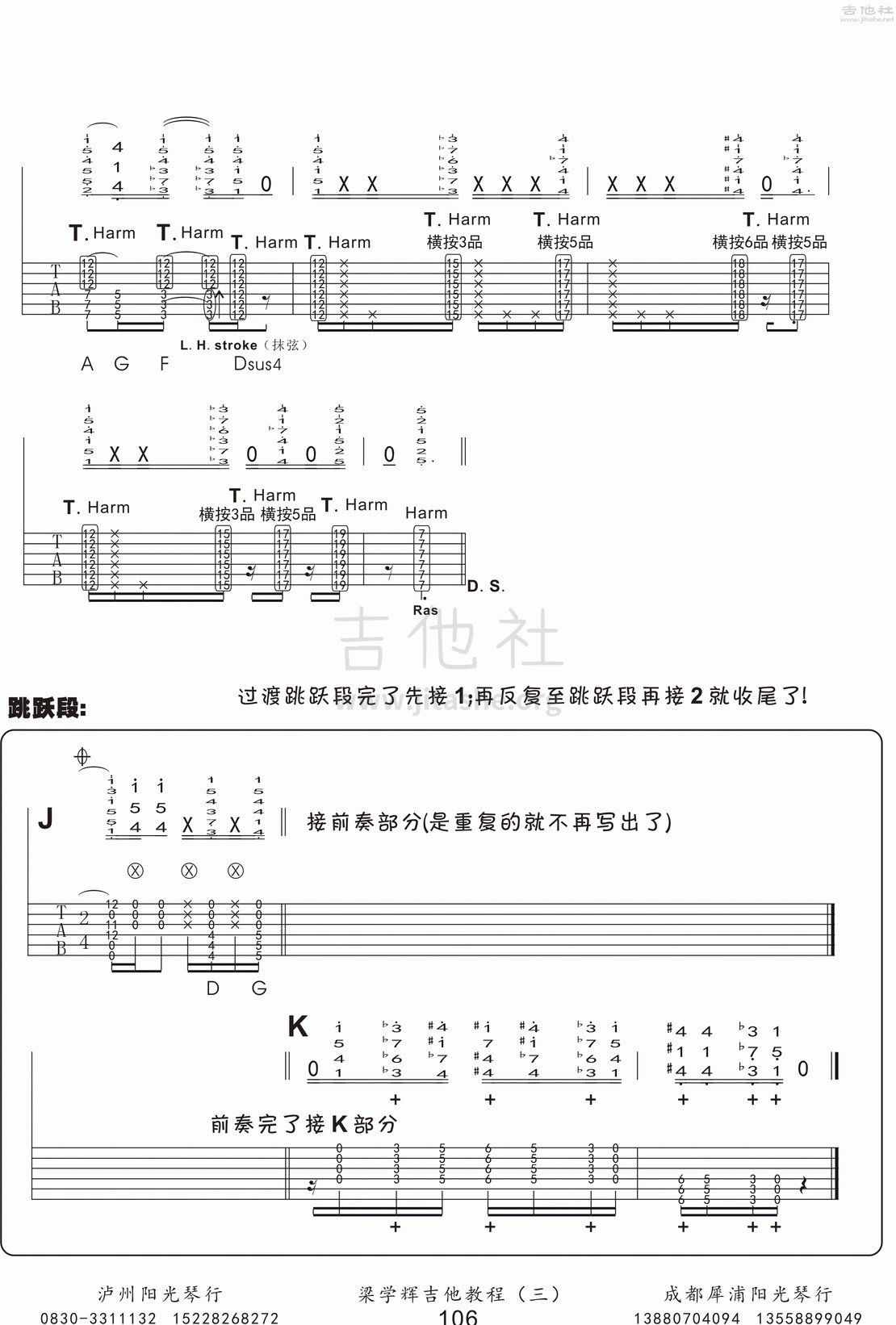 翼~you are the HERO~吉他谱(图片谱,指弹,轮扫,拍弦)_押尾桑(Kotaro Oshio;押尾光太郎)_押尾桑 You are the hero 6.gif