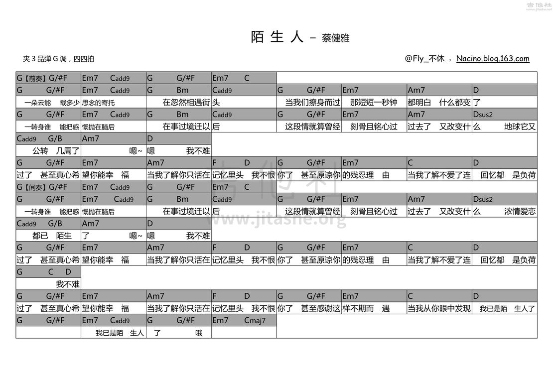 打印:陌生人吉他谱_蔡健雅(Tanya Chua)_陌生人9.jpg