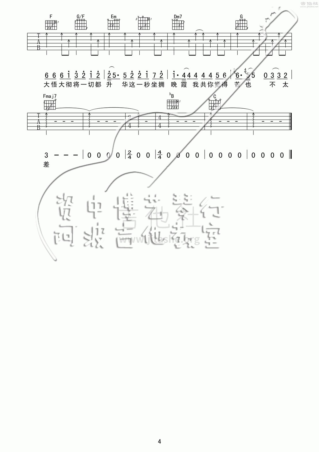 苦瓜(Bitter gourd)吉他谱(图片谱,弹唱)_陈奕迅(Eason Chan)_苦瓜04_副本.gif
