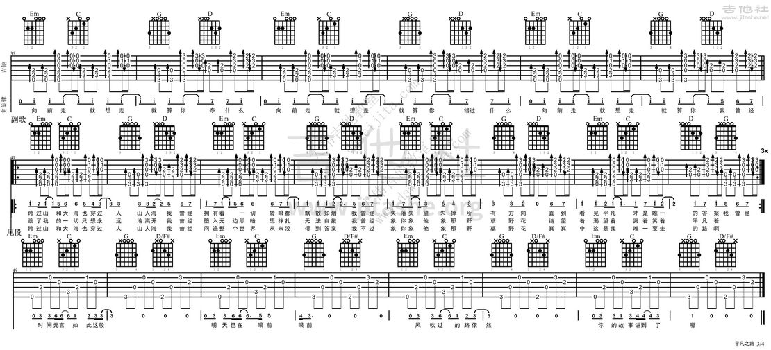 平凡之路吉他谱(图片谱,弹唱,大伟吉他,教程)_朴树_平凡之路ok_页面_3.jpg