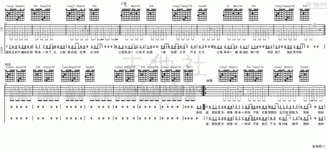 打印:安河桥吉他谱_宋冬野_tab_songdongye_anheqiao_2.gif