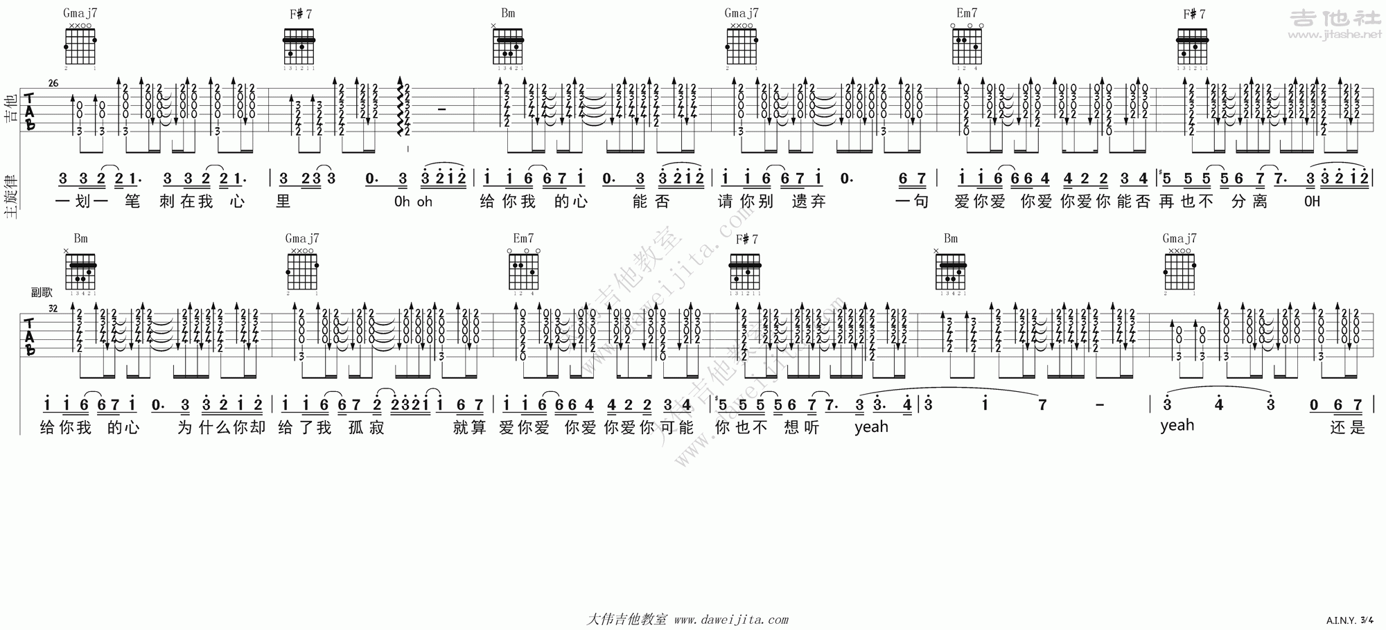 A.I.N.Y. (爱你)吉他谱(图片谱,弹唱,大伟吉他,教程)_邓紫棋(G.E.M.;邓紫棋)_tab_dengziqi_aini_3.gif