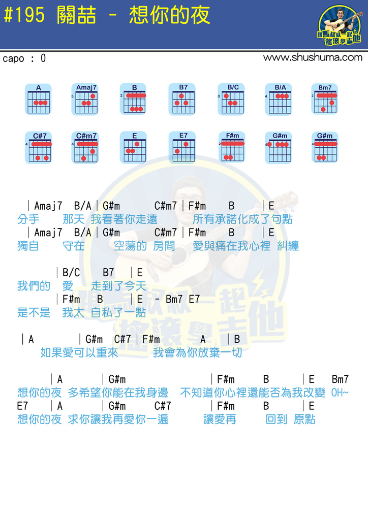 想你的夜吉他谱(图片谱)_马叔叔_想你的夜1.jpg