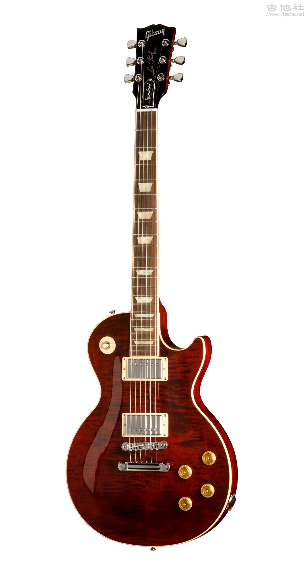gibson les paul standard wine red