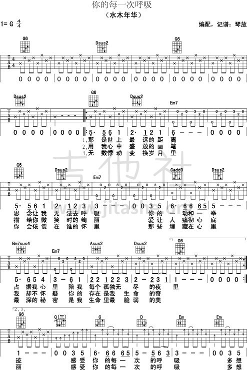 你的每一次呼吸吉他谱(图片谱,弹唱)_水木年华(卢庚戌/李健;卢庚戌/缪杰/姚勇;卢庚戌/缪杰)_7e67d0160924ab18becb5d1237fae6cd7b890b32.jpg