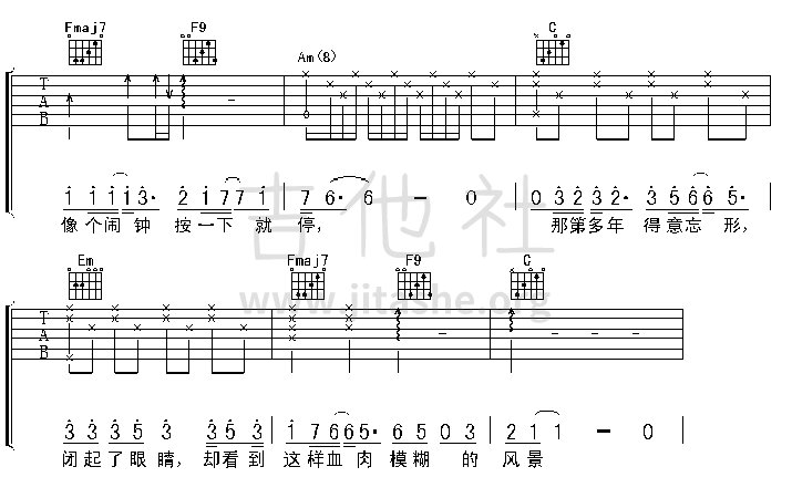 打印:出卖吉他谱_周传雄(小刚)_3.gif