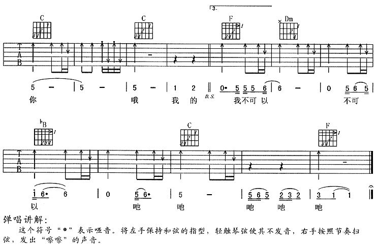 别傻了吉他谱(图片谱)_周华健(Emil Chau)_3.gif