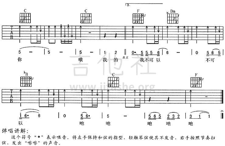 别傻了吉他谱(图片谱)_周华健(Emil Chau)_3.gif