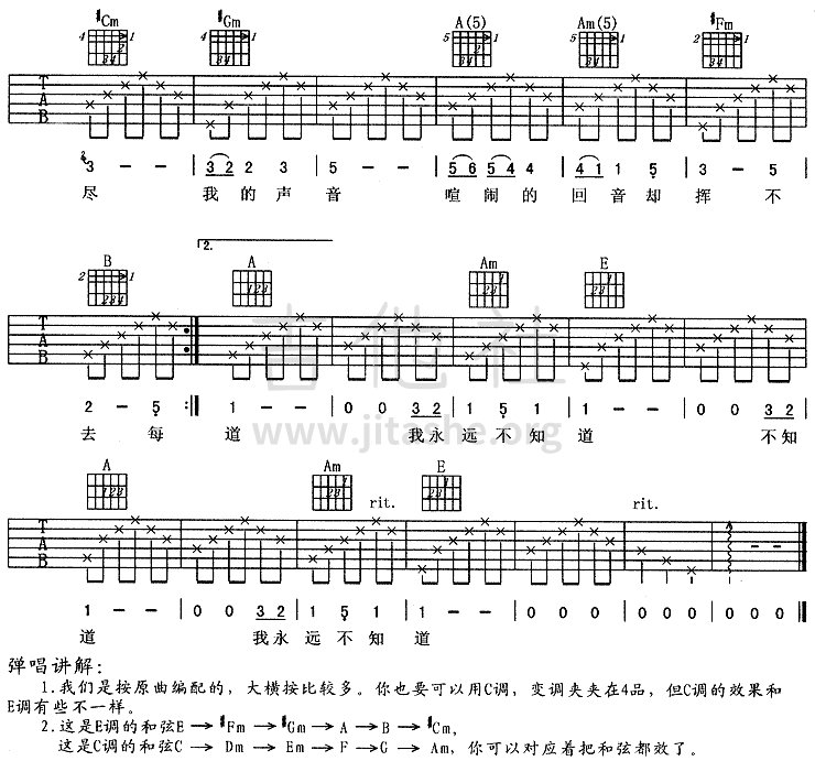 璀璨吉他谱(图片谱)_周华健(Emil Chau)_2.gif