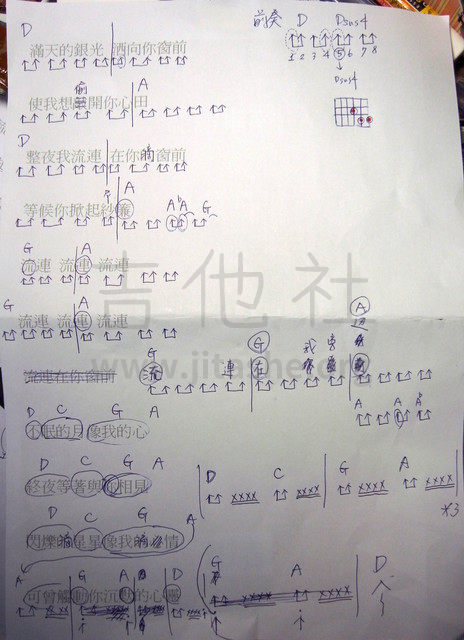 打印:#32費翔 - 流連 (馬叔叔吉他教室)吉他谱_练习曲_#32費翔 - 流連 (馬叔叔吉他教室).jpg