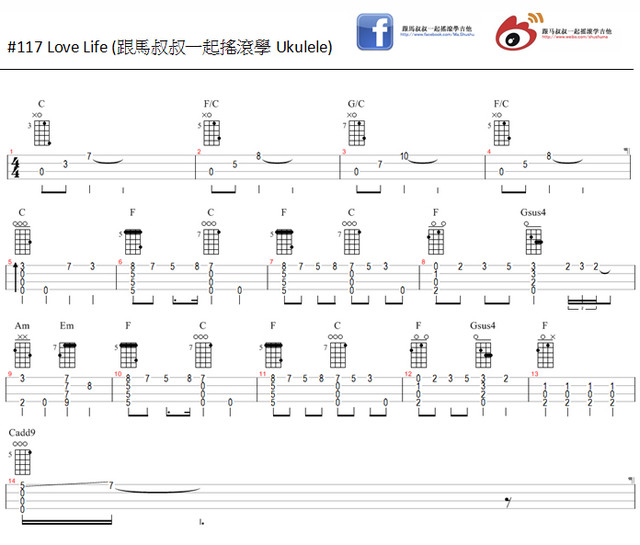 #117 LoveLife吉他谱(图片谱)_马叔叔_#117 LoveLife.jpg