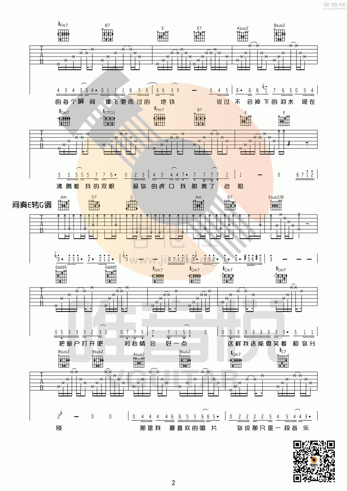 虎口脱险(带完整前奏编配)吉他谱(图片谱,中国好声音,原版,完整版)_张磊(大磊)_虎口脱险-E调完美版02.gif