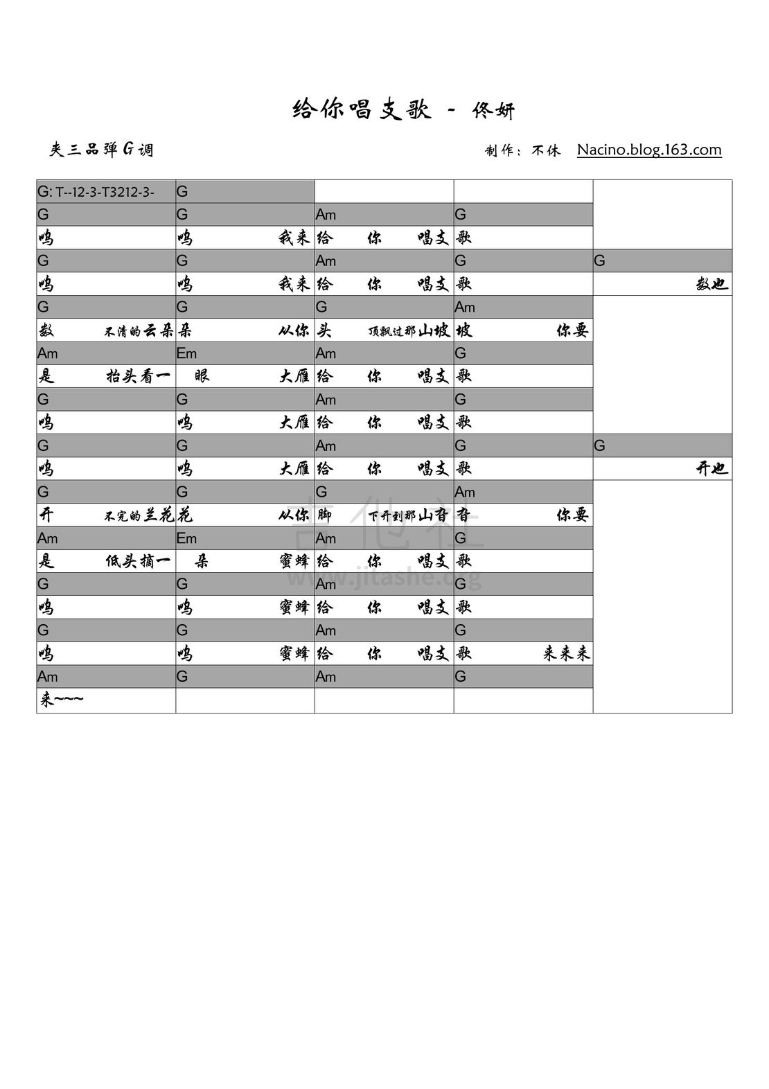 给你唱支歌吉他谱(图片谱,弹唱)_佟妍_6619101780654721625.jpg