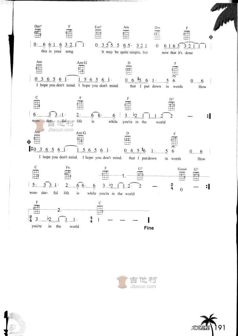 Your Song吉他谱(图片谱)_Elton John(埃尔顿·约翰)_2012122710321999.jpg