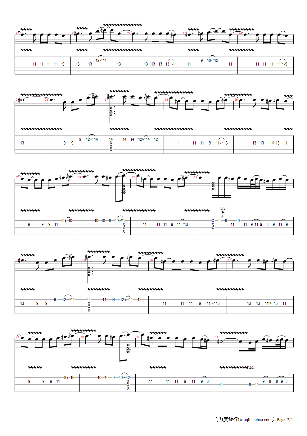 电吉他独奏《泡沫》 - page 2.bmp