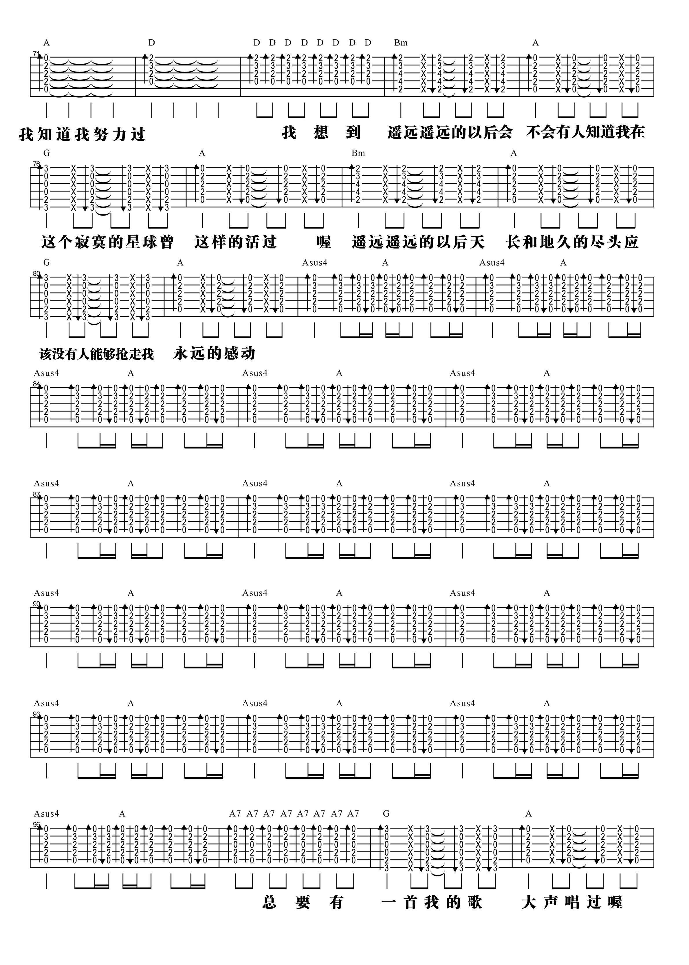 【阿信乐器】#23 五月天《一颗苹果》吉他教学吉他谱(图片谱,弹唱,教学)_五月天(Mayday)_3.jpg