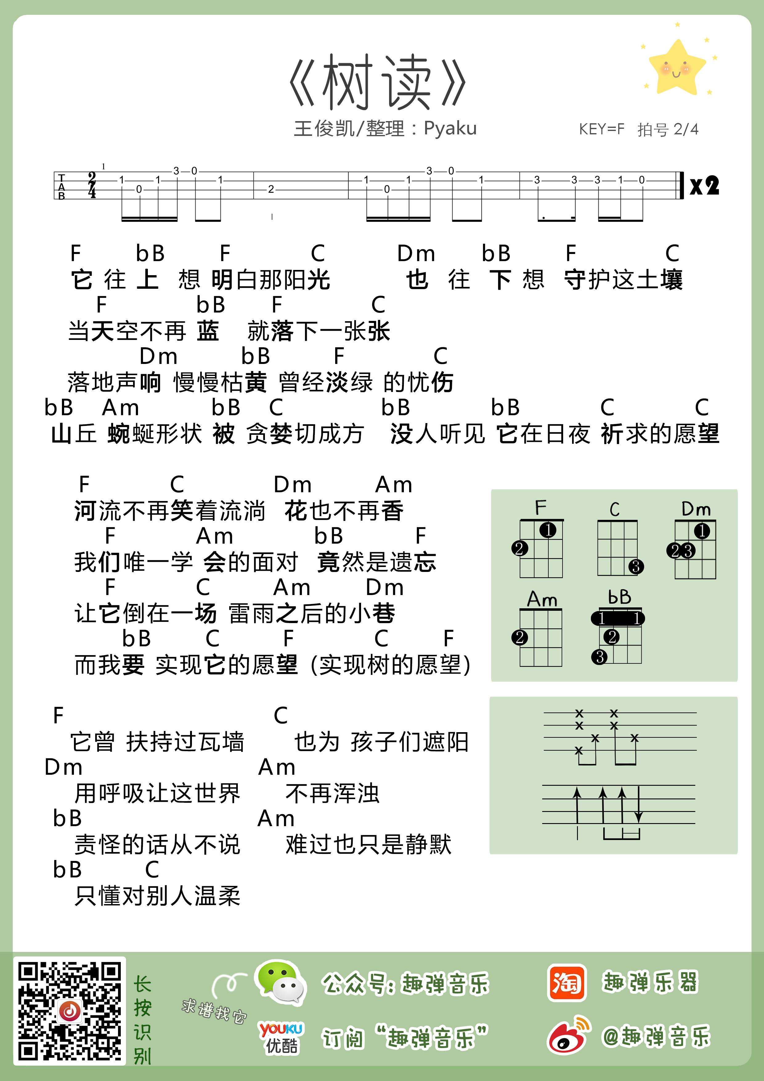 树读吉他谱(图片谱,尤克里里,弹唱)_王俊凯(Karry Wang)_树读.jpg