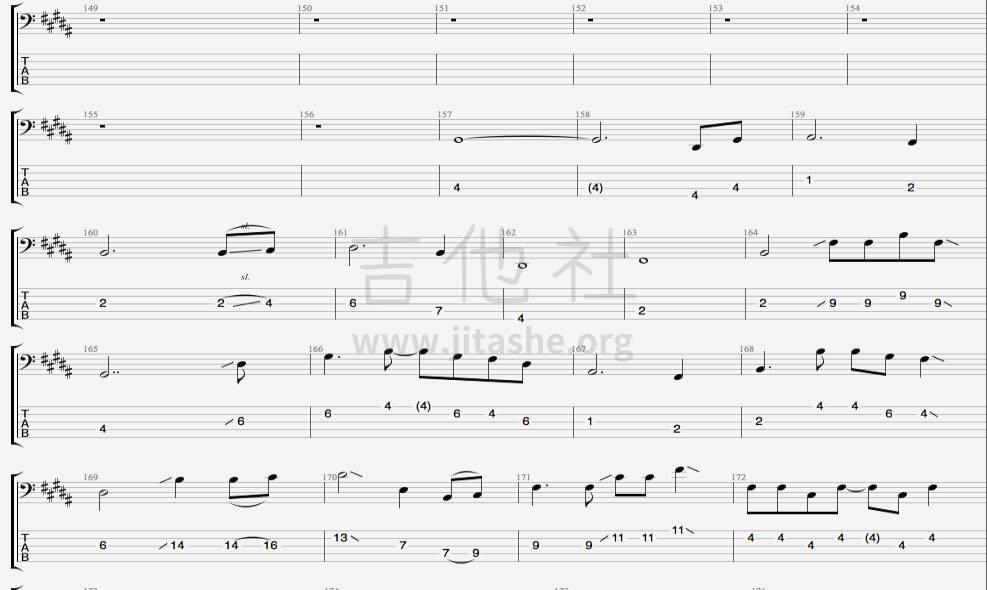 前前前世《你的名字》bass吉他谱(图片谱,贝斯)_RADWIMPS(RAD / ラッドウィンプス)_9.jpg