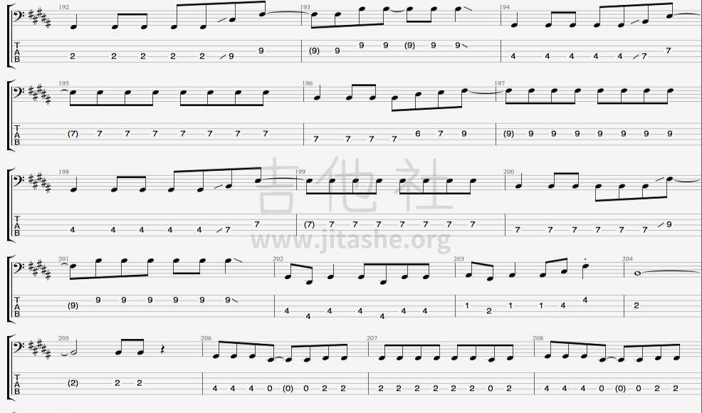 前前前世《你的名字》bass吉他谱(图片谱,贝斯)_RADWIMPS(RAD / ラッドウィンプス)_11.jpg