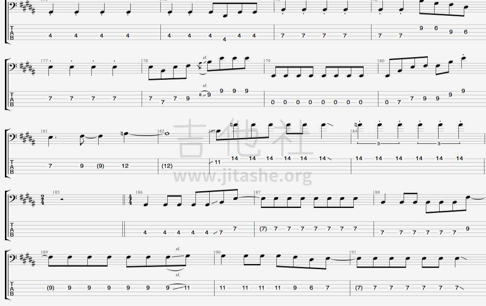 前前前世《你的名字》bass吉他谱(图片谱,贝斯)_RADWIMPS(RAD / ラッドウィンプス)_10.jpg