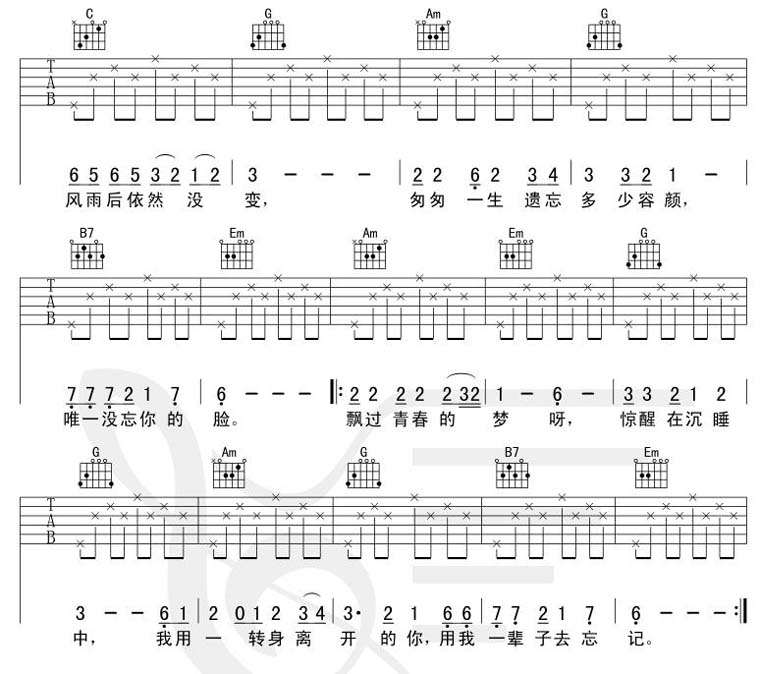 用我一辈子去忘记吉他谱(图片谱)_郑智化_2007111123283435.jpg