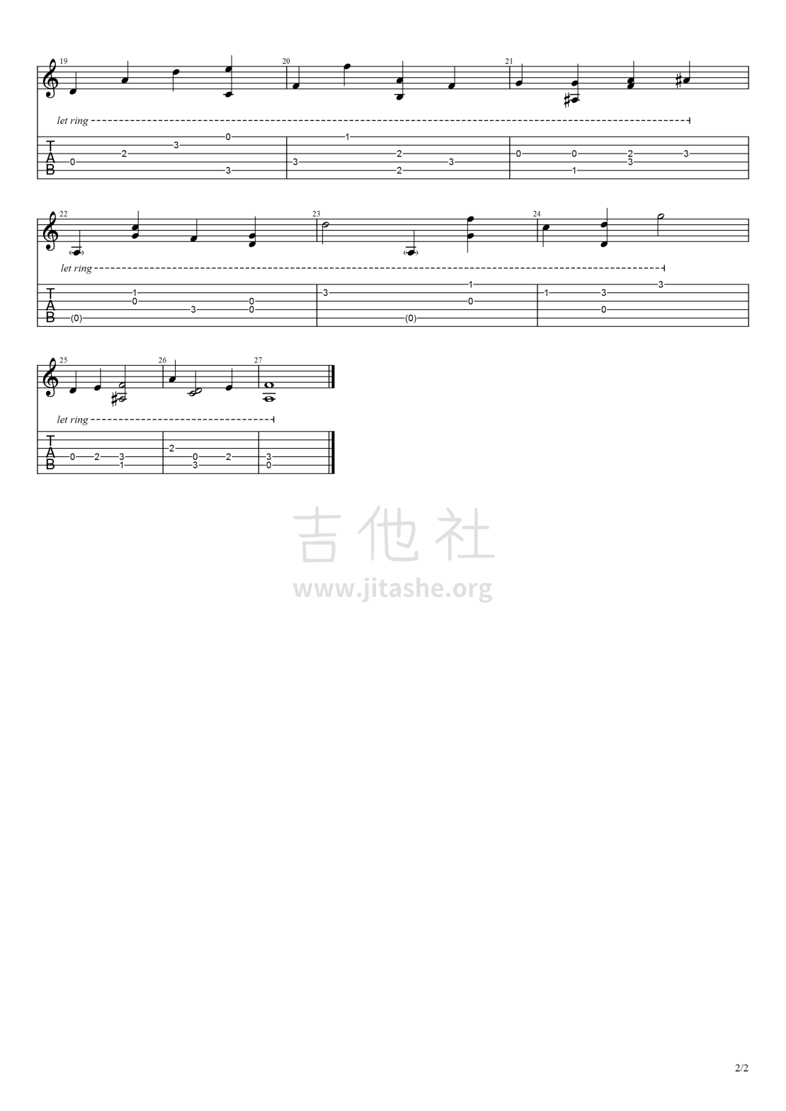 Muse吉他谱(图片谱,指弹,独奏)_山下宏明(Yamashita Hiroaki)_Muse#2.png