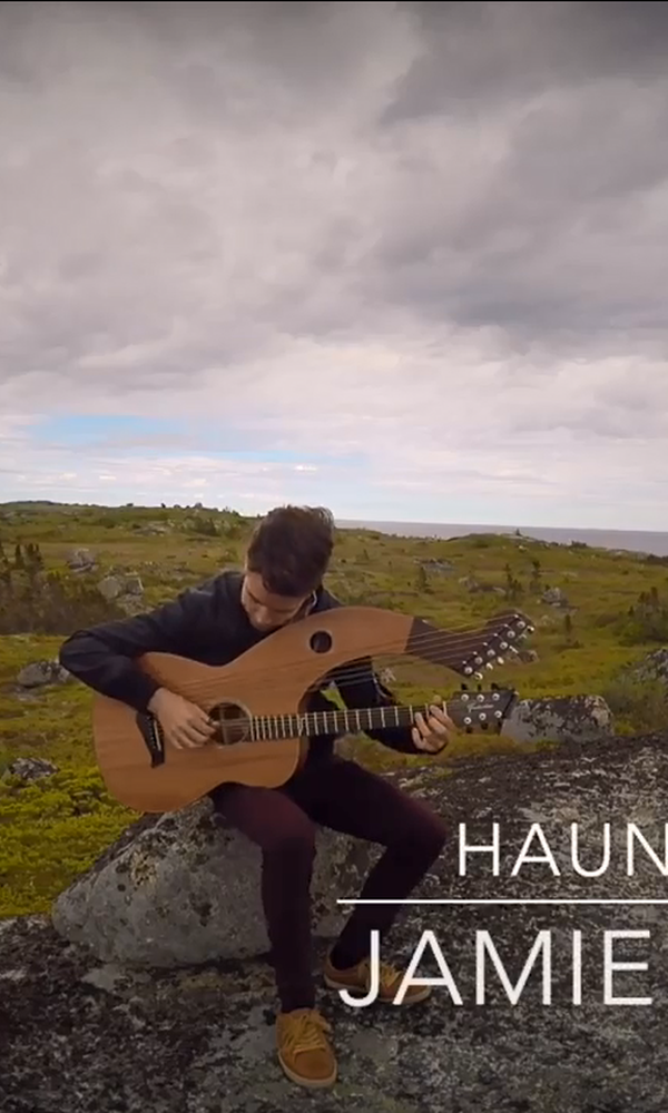 流连忘返，难以忘怀。此曲如其名：来自Jamie的原创作品[Jamie Dupuis - Hauntingly (Original) - Harp Guitar.png]