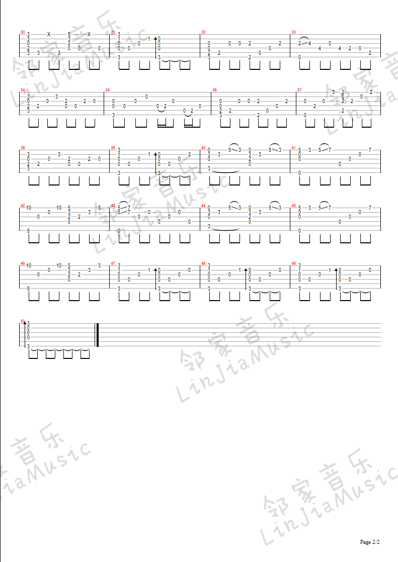 紫罗兰永恒花园ED - みちしるべ吉他谱(图片谱,ACG,指弹)_动漫游戏(ACG)_みちしるべ指弹谱 - page 2_副本.bmp