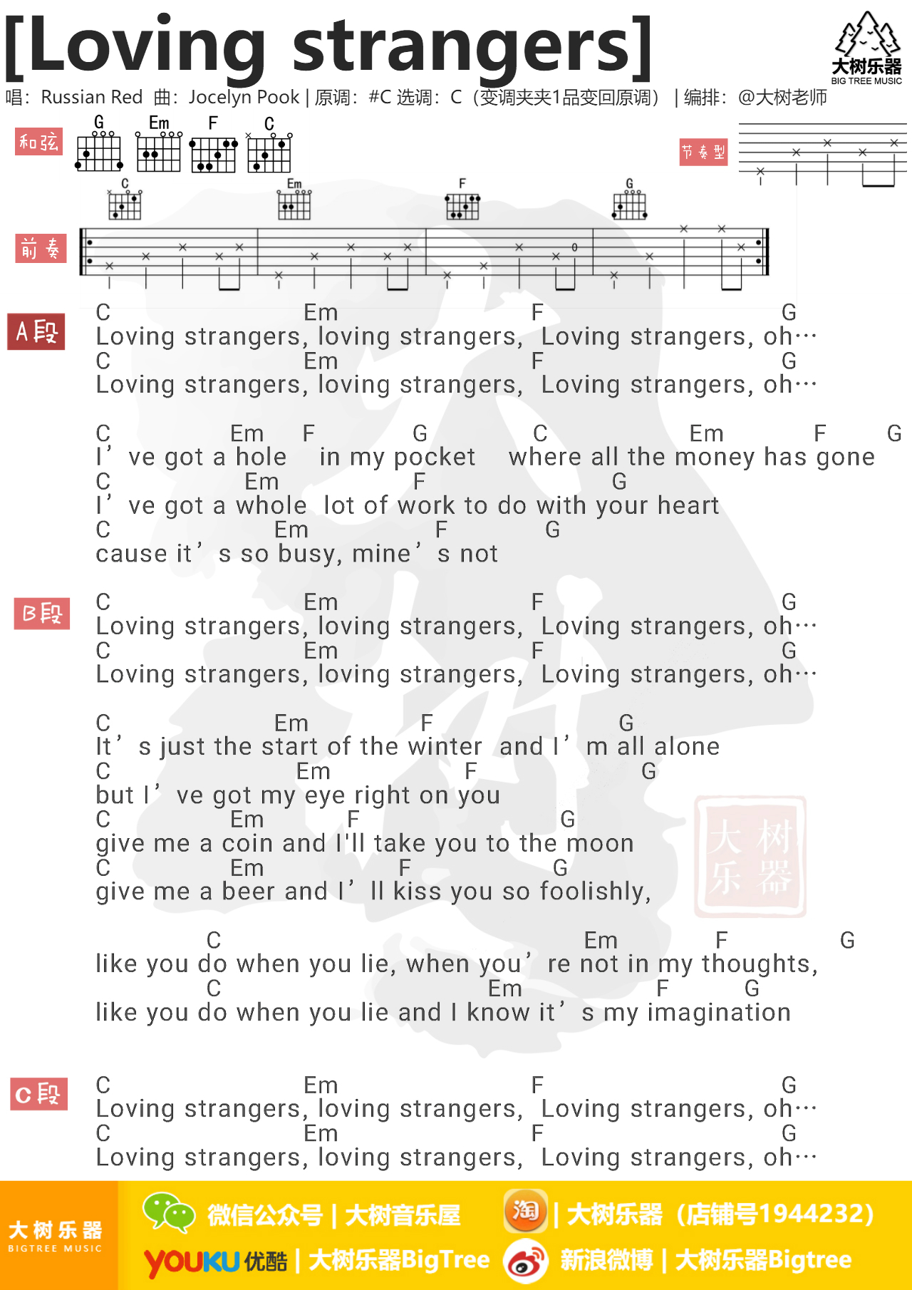 Loving Strangers(大树乐器-大树音乐)吉他谱(图片谱,弹唱,和弦谱)_Russian Red(罗素红 / Lourdes Hernández)_模板_meitu_3_meitu_3.jpg