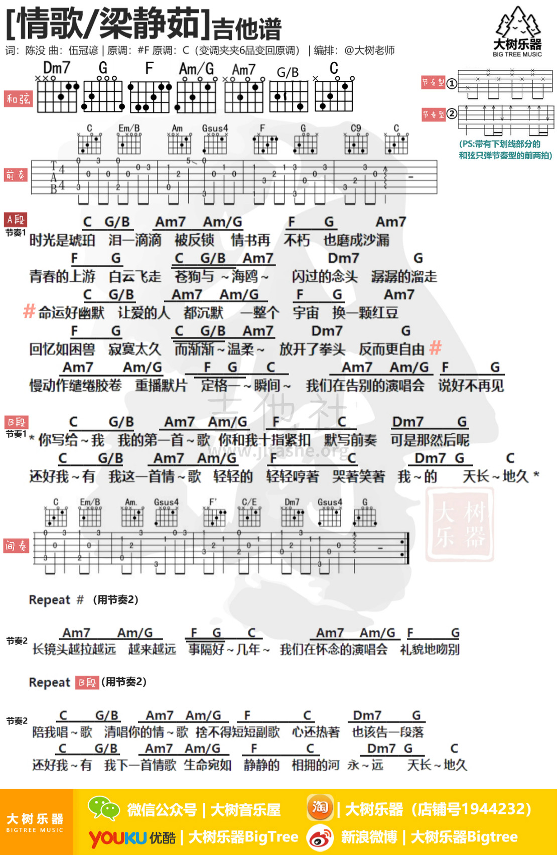 情歌(大树乐器)吉他谱(图片谱,弹唱)_梁静茹(Fish Leong)_新快捷方式.lnk.jpg