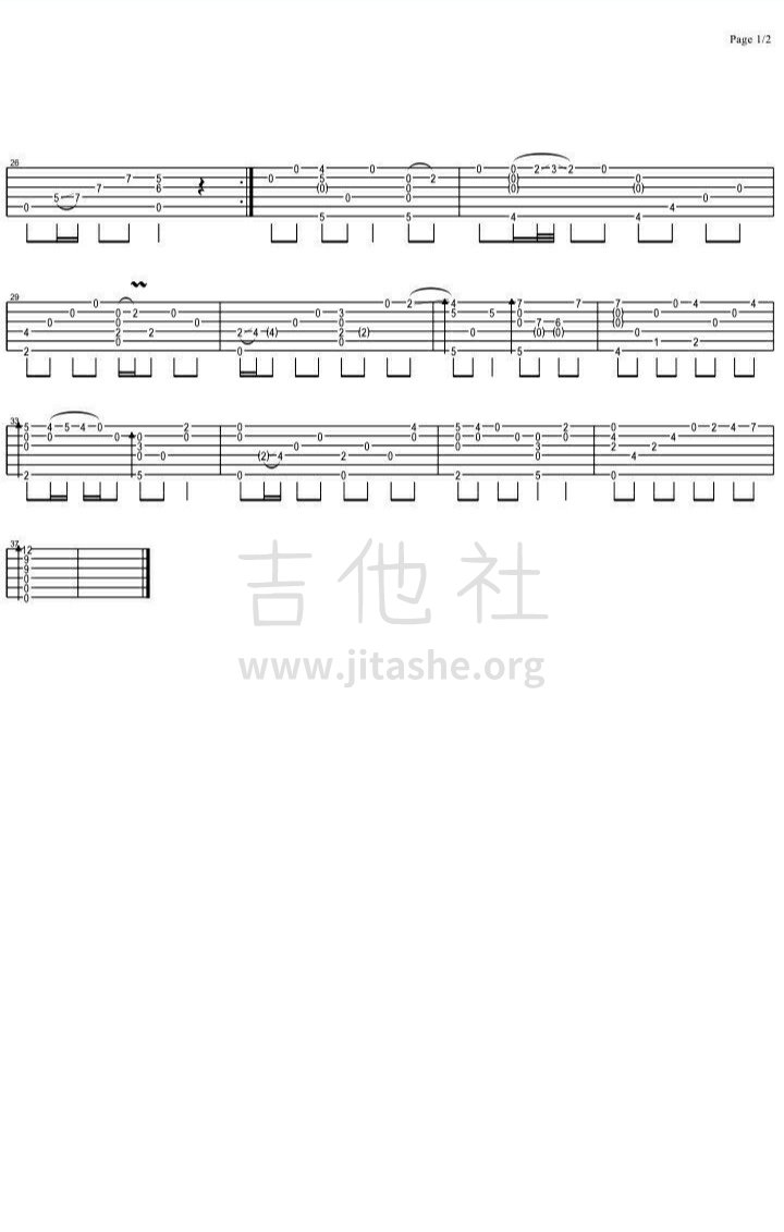Motion Less吉他谱(图片谱,吉他,指弹,胡洋)_胡洋_4.jpg