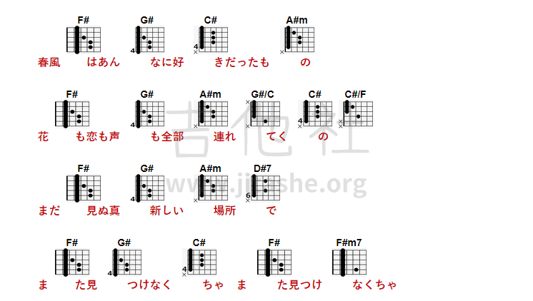 打印:花びらたちのマーチ吉他谱_Aimer(エメ)_5.png