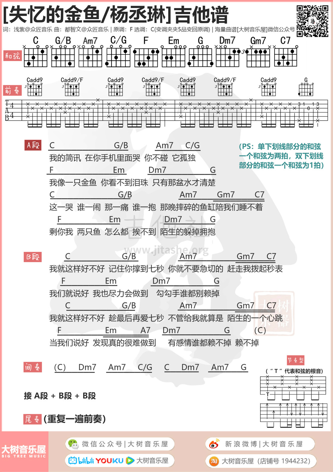 失忆的金鱼（大树音乐屋）吉他谱(图片谱,弹唱,和弦,C调)_杨丞琳(Rainie Yang)_模板_meitu_3_meitu_12_meitu_1.jpg