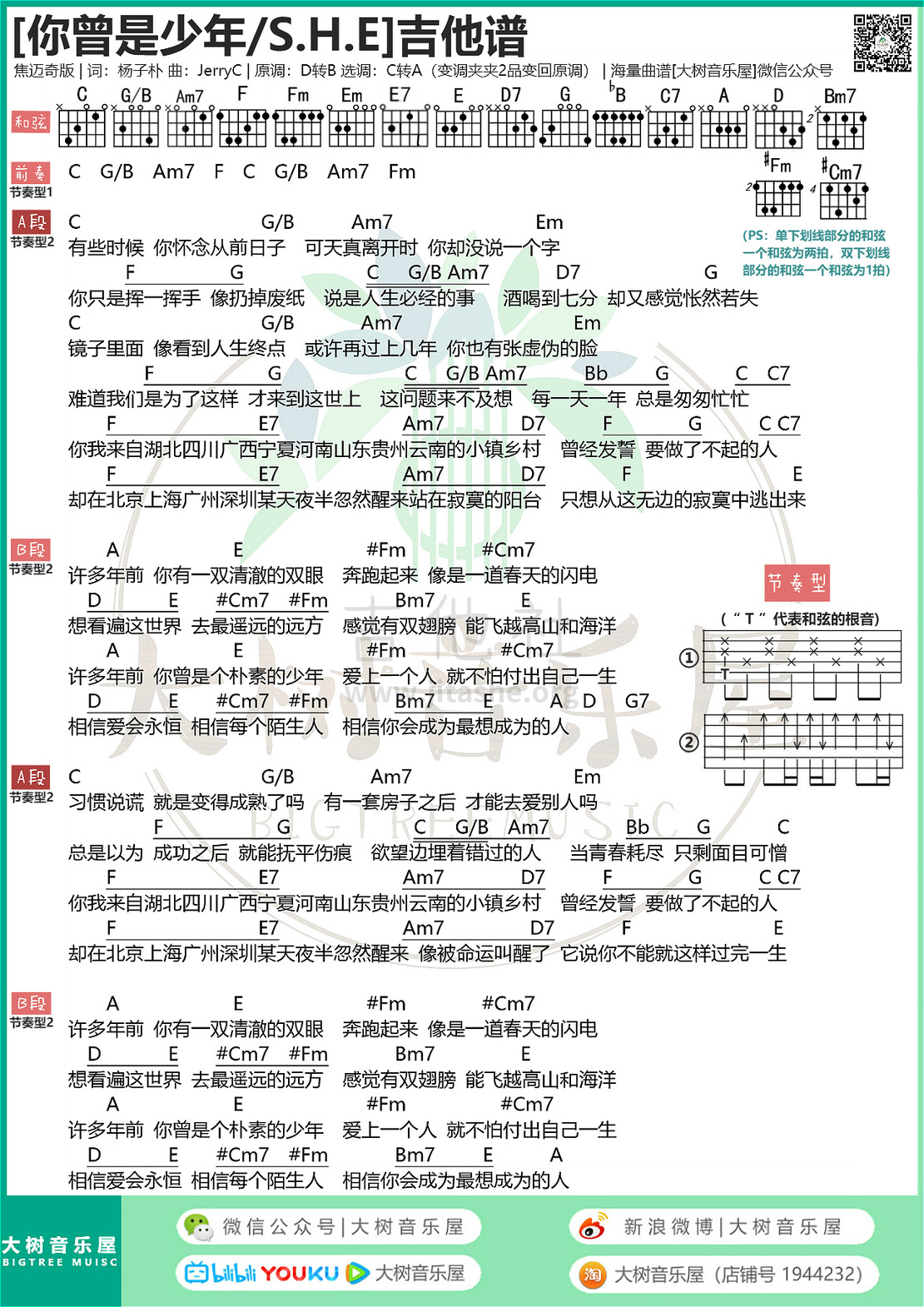 你曾是少年（大树音乐屋）吉他谱(图片谱,弹唱,和弦)_焦迈奇_模板_meitu_3_m12_meitu_1_meitu_1.jpg