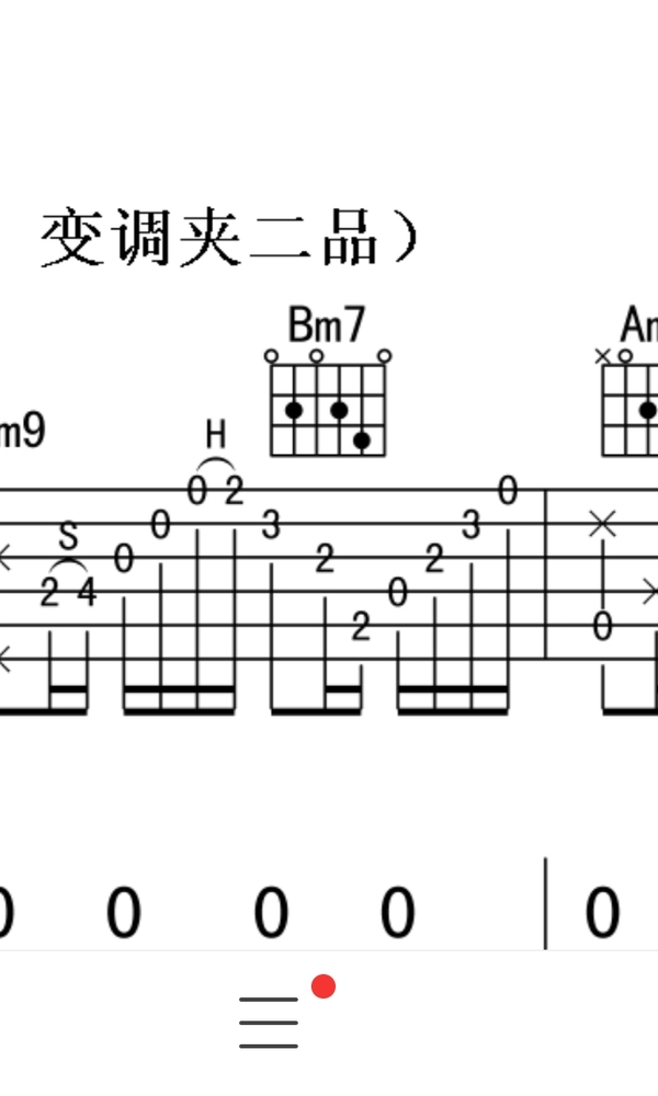 这里简化的Bm7用哪几个手指，怎么按？[image.jpg]
