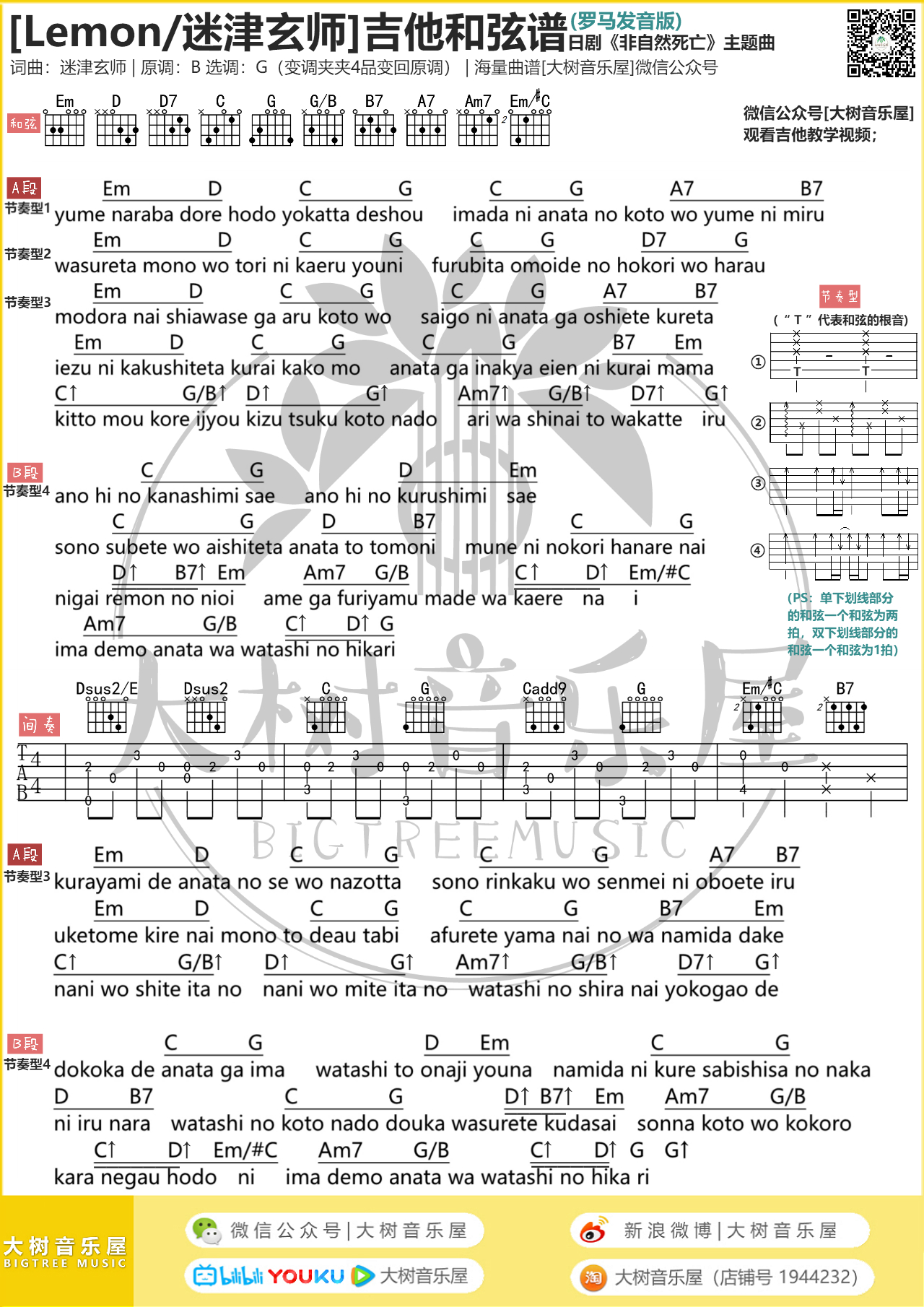 Lemon（大树音乐屋）吉他谱(图片谱,弹唱)_米津玄师(米津玄師 / hachi / ハチ / Yonezu Kenshi)_模板_meitu_5.jpg