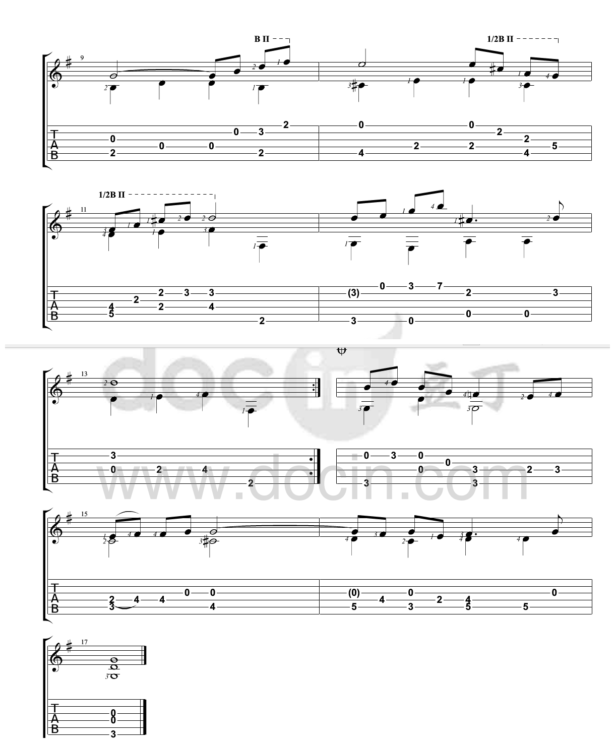 BWV156   a Arioso (Sinfornia)吉他谱(图片谱,改编版,古典吉他,指弹)_Johann Sebastian Bach(巴赫)_02.jpg