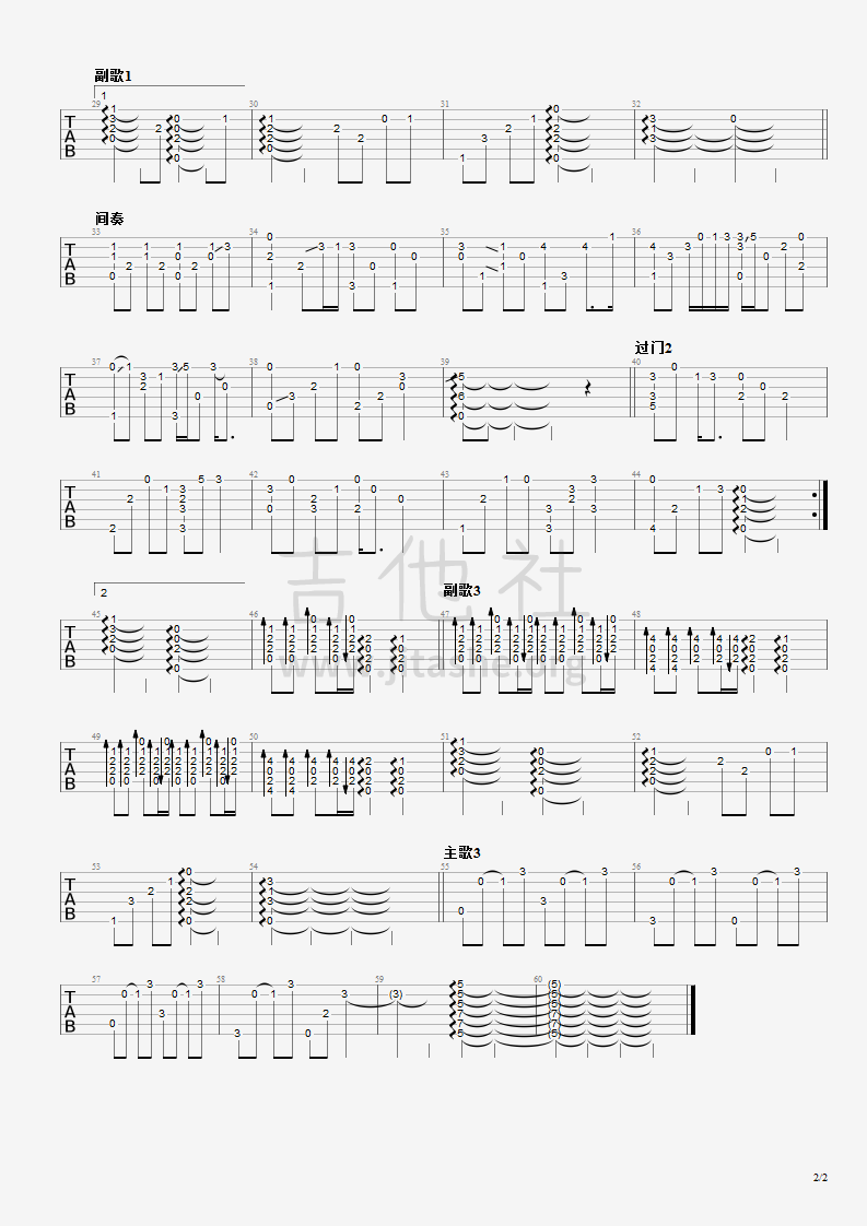 Days and Moons吉他谱(图片谱,弹唱)_Elsa Kopf_Days and Moons 02.png