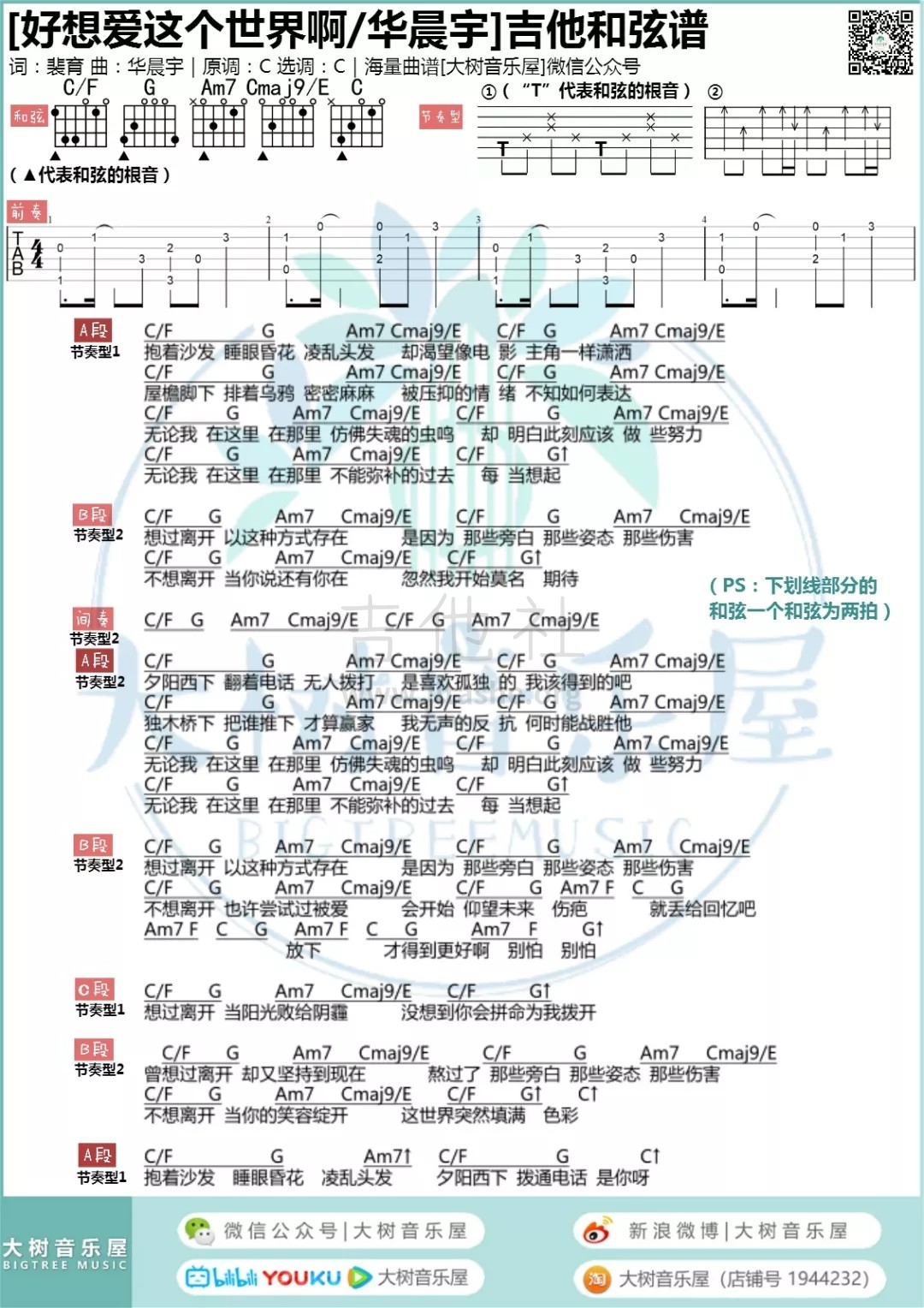 打印:好想爱这个世界啊（大树音乐屋）吉他谱_华晨宇_1.webp.jpg