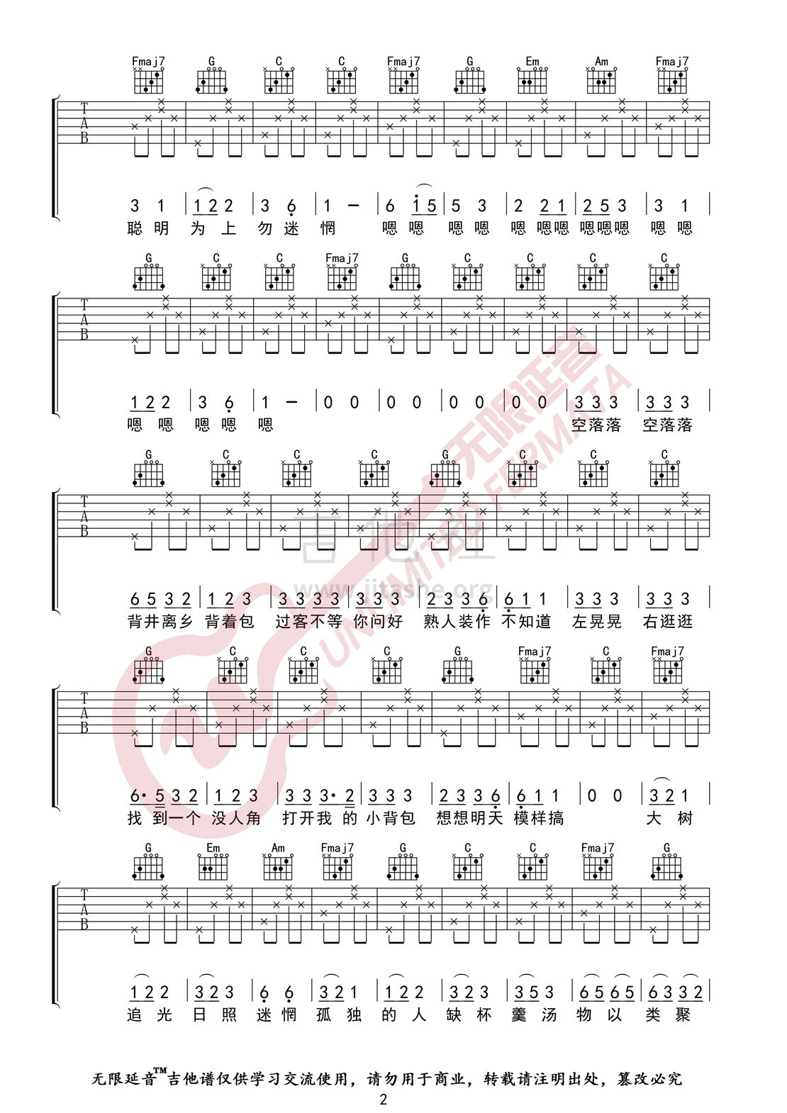 打印:卑微小调（无限延音编配）吉他谱_要不要买菜_卑微小调02.jpg