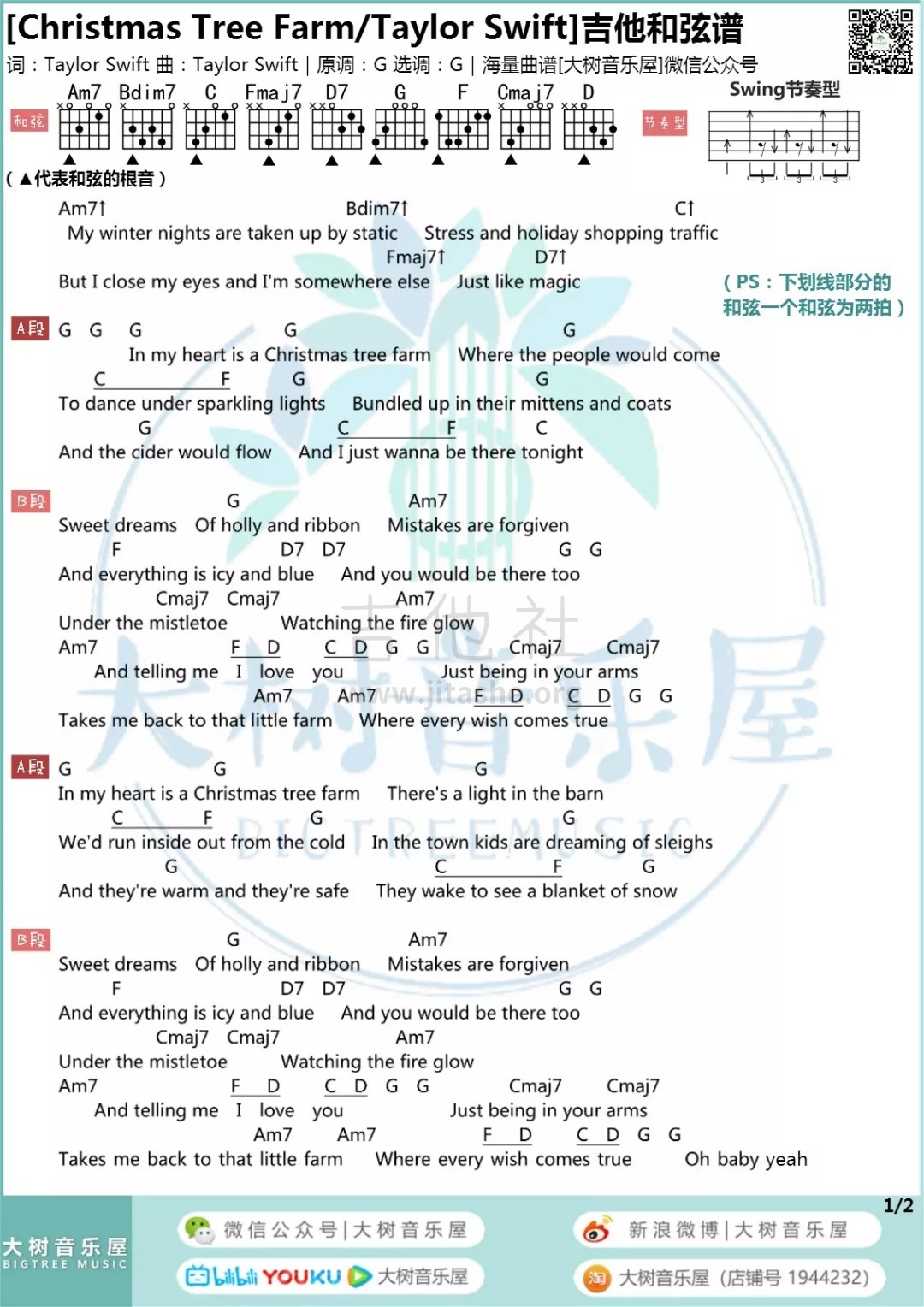 Christmas Tree Farm（大树音乐屋）吉他谱(图片谱,弹唱)_Taylor Swift(泰勒·史薇芙特;泰勒·斯威夫特)_640.webp.jpg