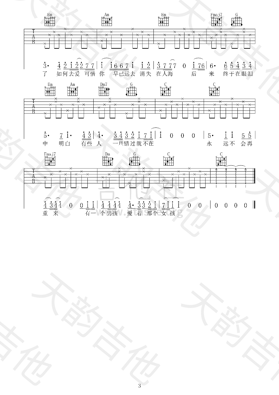 后来（原版吉他弹唱谱）吉他谱(图片谱,弹唱,简单版)_刘若英(奶茶)_psc (2).png
